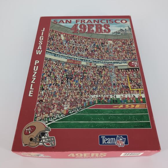Team NFL Vintage San Francisco 49ers "Fandemonium!" 513 Piece Jigsaw Puzzle GUC - Picture 4 of 12